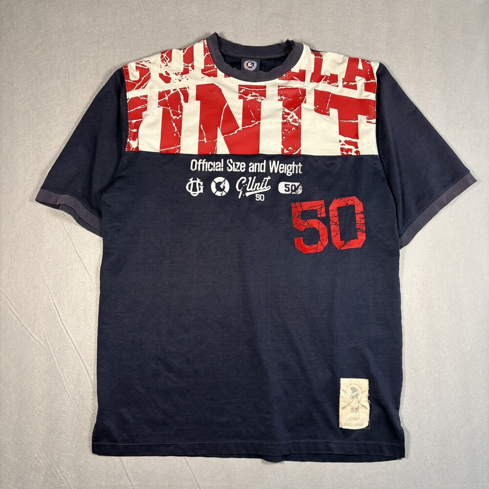 Vintage y2k G Unit Graphic Rap Tee Mens XL 50 Cent Heavy weight Shirt